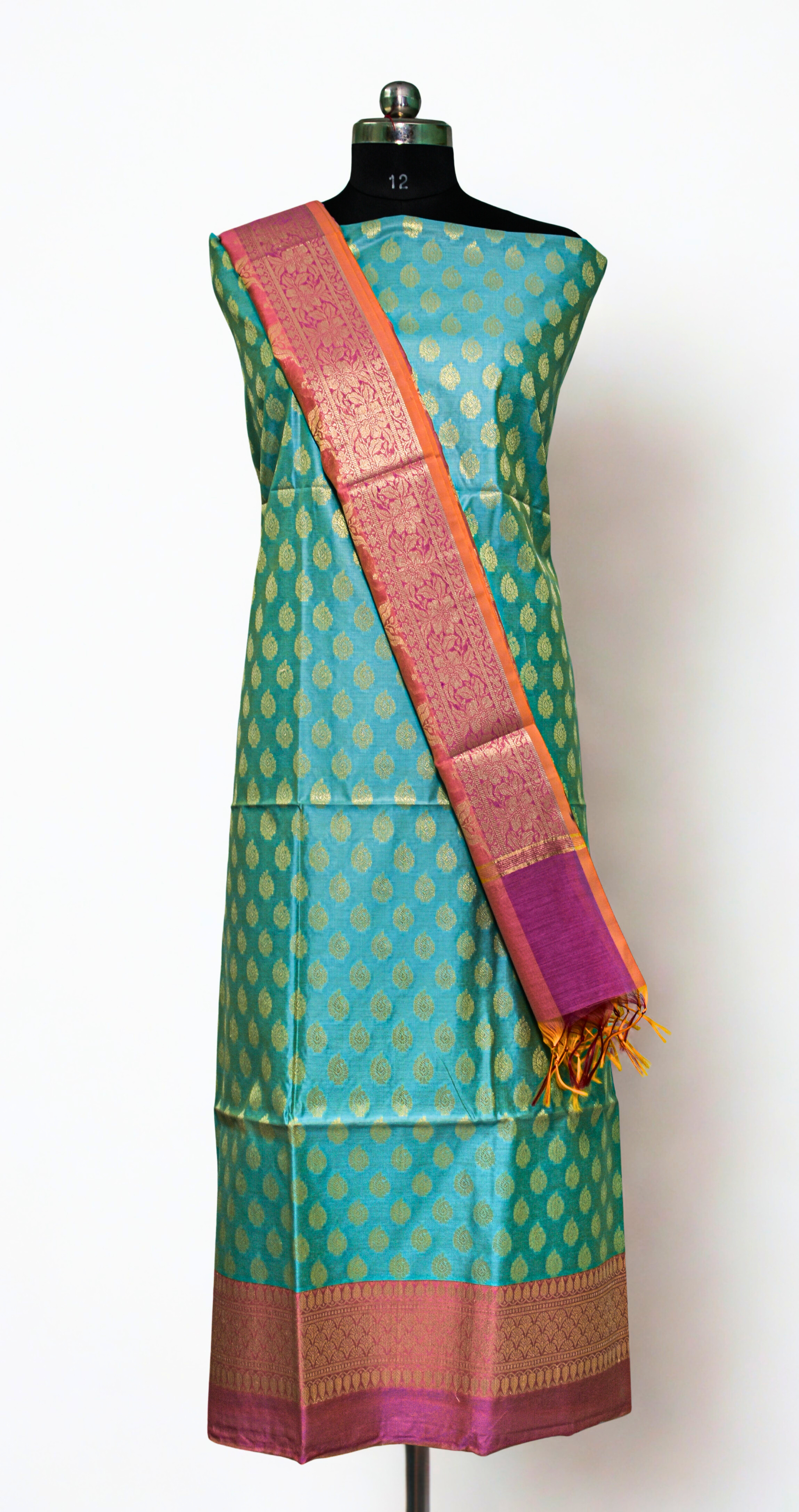 Banarasi 3pcs contrast suits